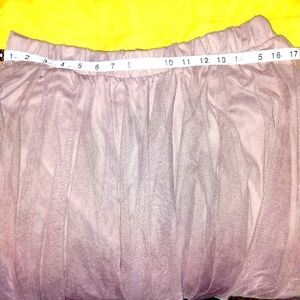 Lavender Women's skirt with an attached slip on the inside XL Rue21